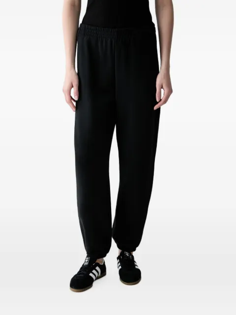 adidas logo-embroidered track pants Black KU7935