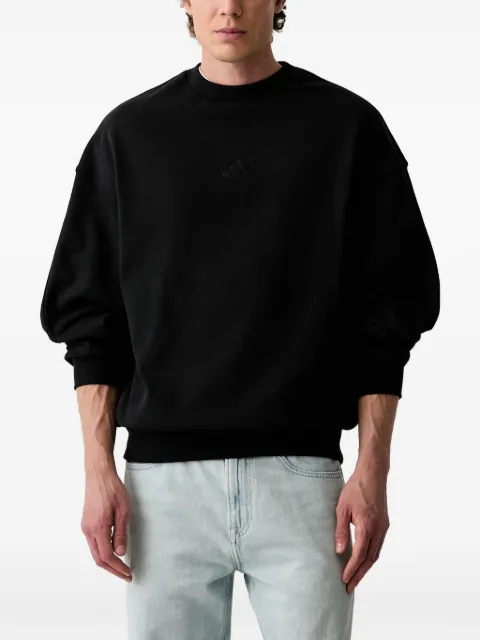 adidas logo-embroidered sweatshirt Black KV9938