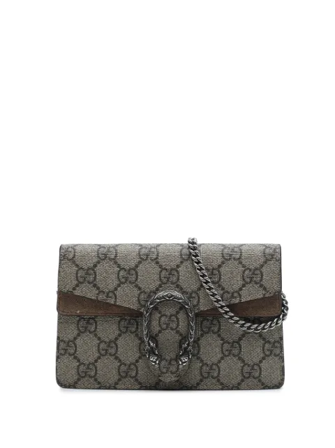 Gucci Pre-Owned 2016-2026 Mini GG Supreme Dionysus crossbody bag Neutrals QVR6NIB8DJ1P3BA1