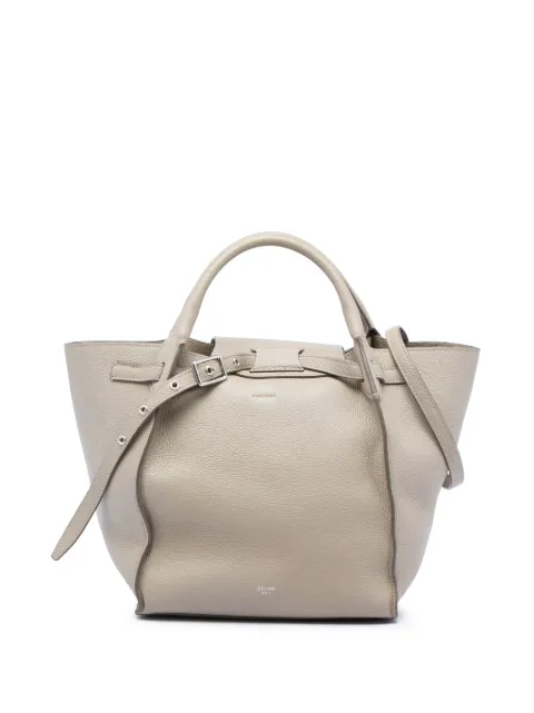 Celine Pre-Owned 2012-2018 Small Supple Grained Calfskin Big Bag satchel Brown OGRKS2Y0I7FKA3FO