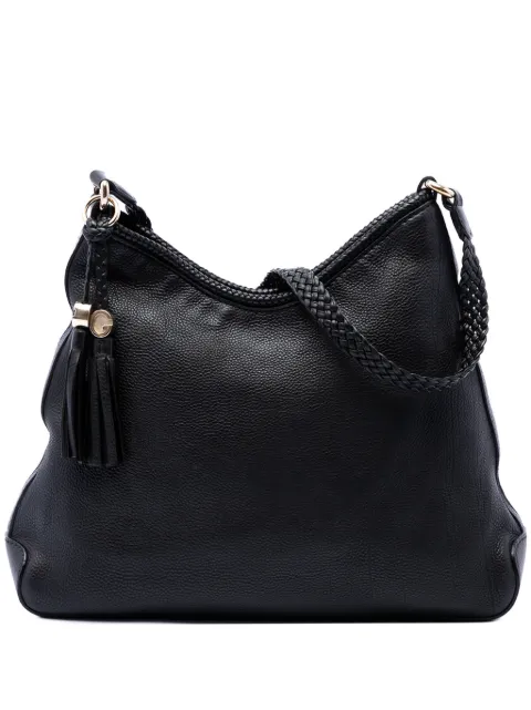 Gucci Pre-Owned 2016-2026 Calfskin Marrakech shoulder bag Black MN9O27ZRWK6PB50X