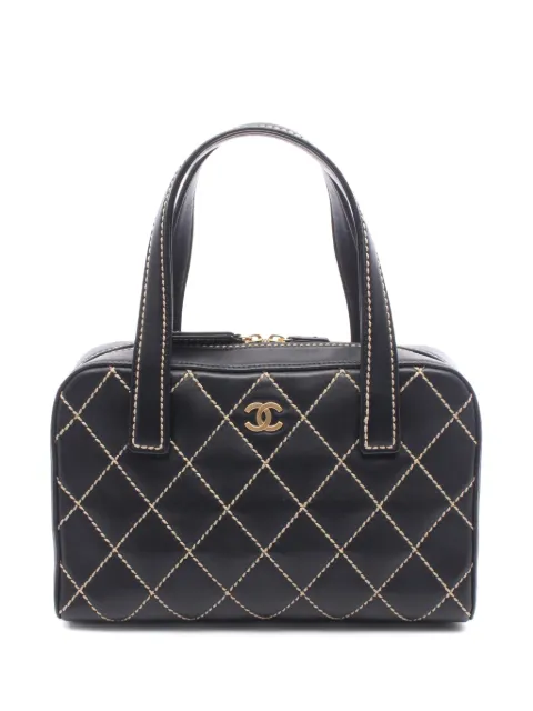 CHANEL Pre-Owned 2006-2008 Small Calfskin Wild Stitch handbag Black D21LRXV6DX8KRUJ2