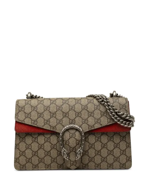 Gucci Pre-Owned 2016-2026 Medium GG Supreme Dionysus shoulder bag Neutrals XFHU3O5RW9SJLY3A