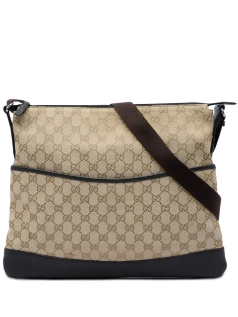 Gucci Pre-Owned 2016-2026 GG Canvas crossbody bag Neutrals 4XS95MFR0D8642MV