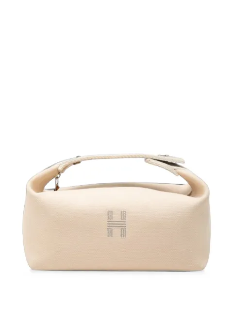 Hermès Pre-Owned 2020-2026 Small Toile Bride A Brac Case vanity bag Neutrals S1RYIDK98IUA9JX1