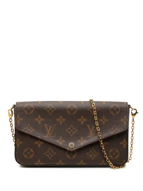 Louis Vuitton Pre-Owned 2021-2026 Monogram Pochette Felicie crossbody bag Brown MNW5LTWVIAND9CU4