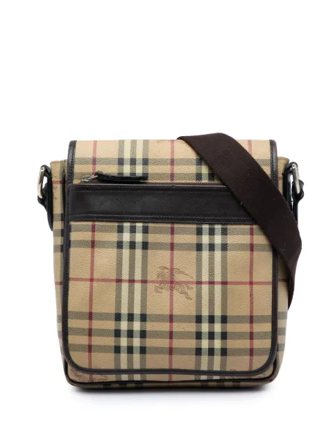 Burberry Pre-Owned 2000-2017 Haymarket Check Coated Canvas crossbody bag Neutrals 3QBL4U8N1P0CG9ZK