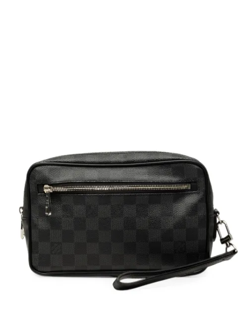 Louis Vuitton Pre-Owned 2021-2026 Damier Graphite Kasai clutch bag Black KF6RQRO463FRI3EY