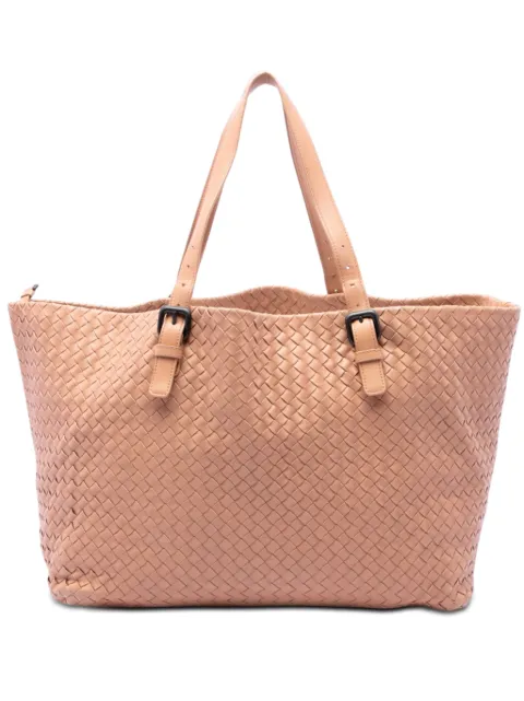 Bottega Veneta Pre-Owned 2012-2026 Large Nappa Intrecciato Cesta tote bag Brown 1POBOMURE5P79P4F