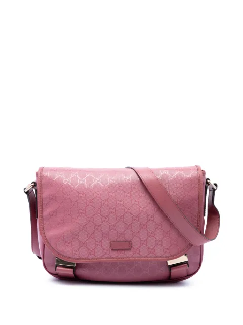 Gucci Pre-Owned 2016-2026 GG Imprime crossbody bag Pink 0JJWZ27C8GOWSGCT