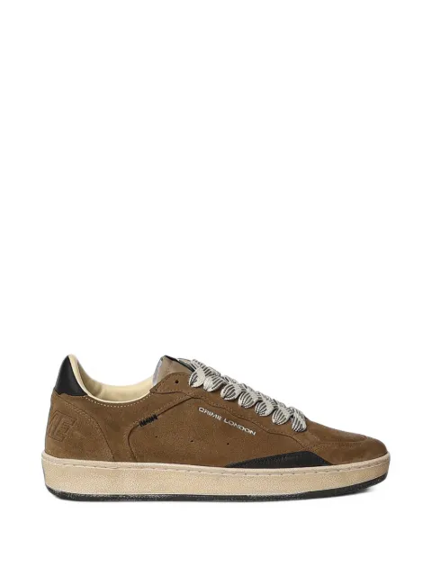 Crime London Chelsea suede panelled sneakers Brown 10204AA9