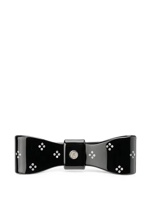 Maison Michel Bridget crystal-embellished hair clip Black 3155002001