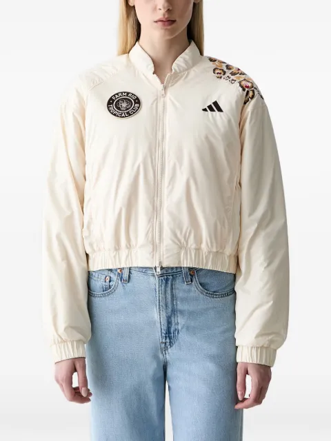 adidas x Farm Rio floral-print jacket Neutrals KR0283