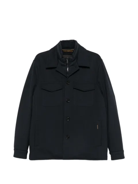 Moorer Torquato button-up jacket Blue TORQUATO