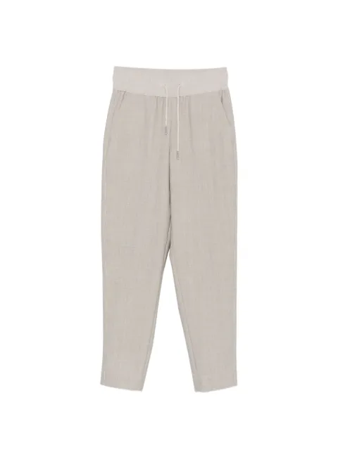 PANICALE drawstring tapered trousers Grey D390010PA