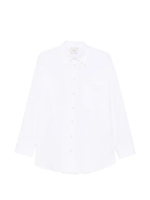 Alysi chest-pocket button-up shirt White 166207A6014