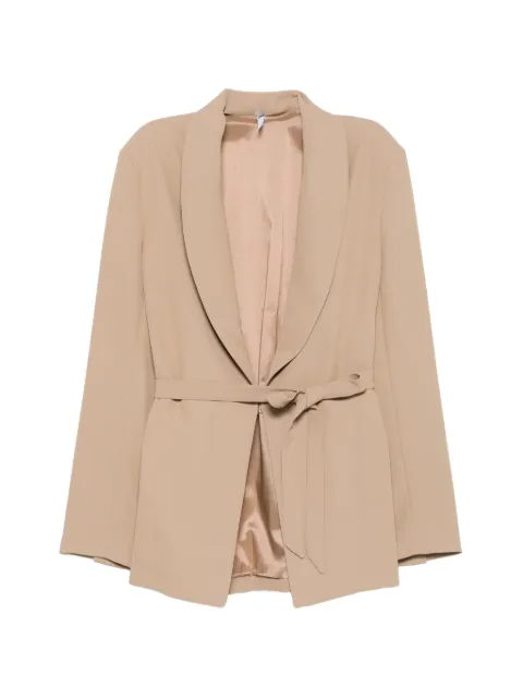 IMPERIAL belted shawl-lapel jacket Neutrals JCB0MHX