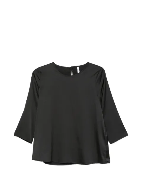 IMPERIAL three-quarter sleeve top Black CDP0MDG