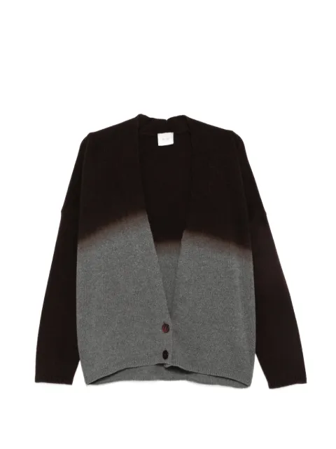 Alysi gradient-effect V-neck cardigan Brown 266484A6210