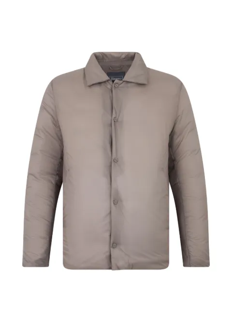 Herno padded classic-collar jacket Brown PI00362UL12812Z