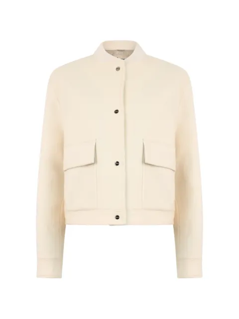 Herno button-up bomber jacket Neutrals GI000260D33313