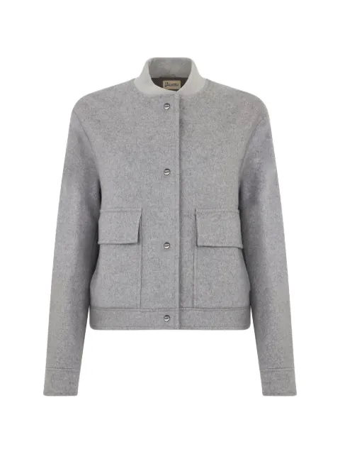 Herno button-up bomber jacket Grey GI000260D33313