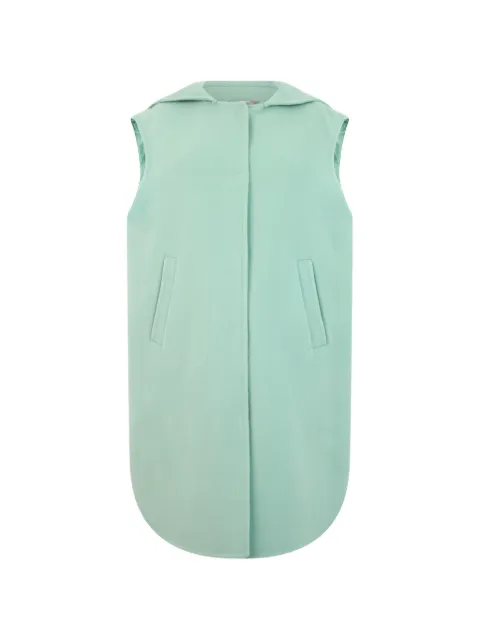 Herno hooded vest Green PI00128DR33415