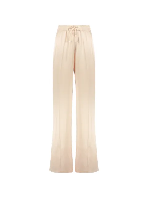 Herno drawstring-waist flared trousers Neutrals PT000074D12657
