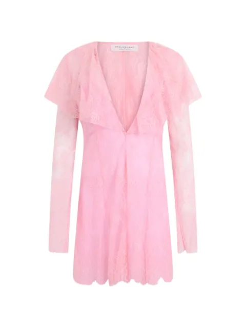Philosophy Di Lorenzo Serafini lace ruffled blouse Pink A04087120