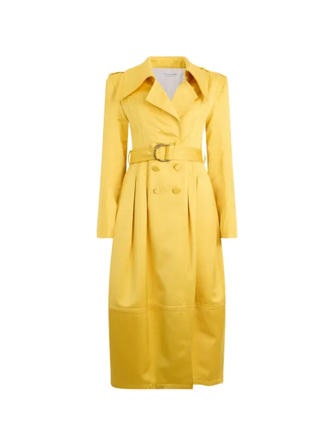 Philosophy Di Lorenzo Serafini double-breasted trench coat Yellow A06187123