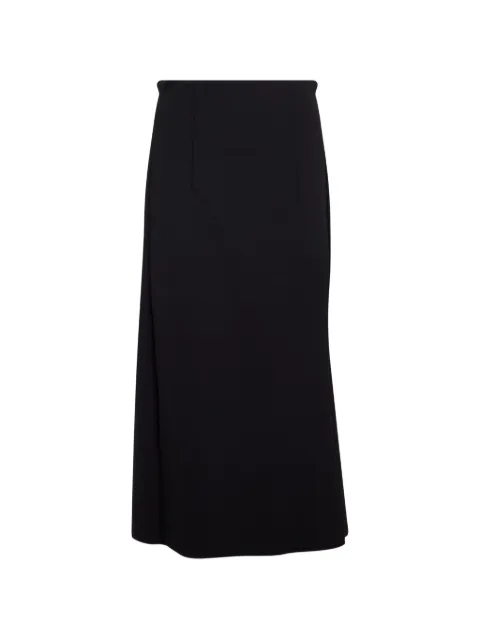 Philosophy Di Lorenzo Serafini high-waisted straight midi skirt Black A01195726