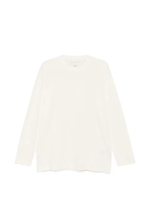 Y-3 long-sleeve T-shirt Neutrals KQ9777WHITE