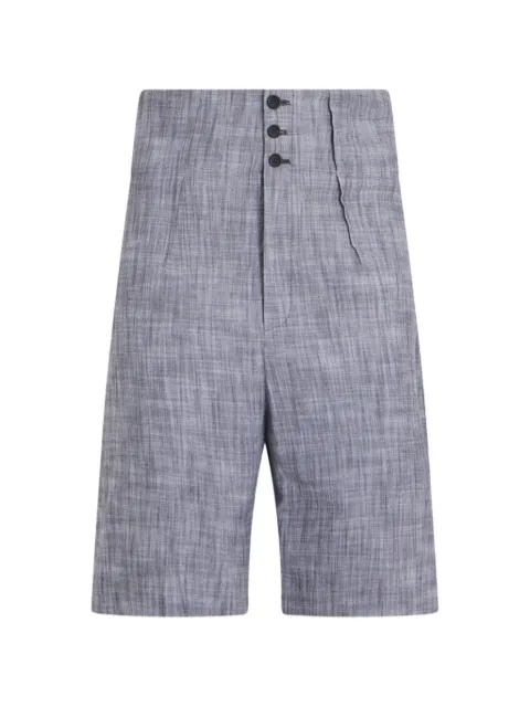 Philosophy Di Lorenzo Serafini button-fastening shorts Grey T03240721