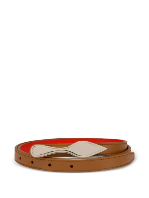 Christian Louboutin Bettina belt - smooth-calf-leather - cuoio Brown 1265129X233