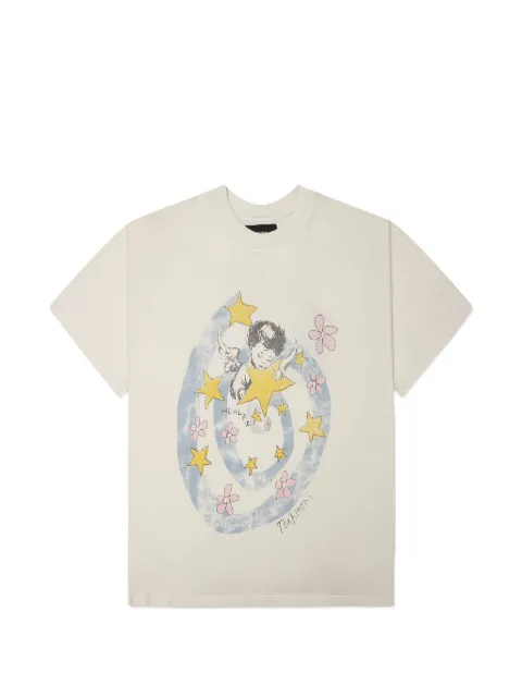 Nahmias Heaven graphic-print T-shirt White Y5T48L5106
