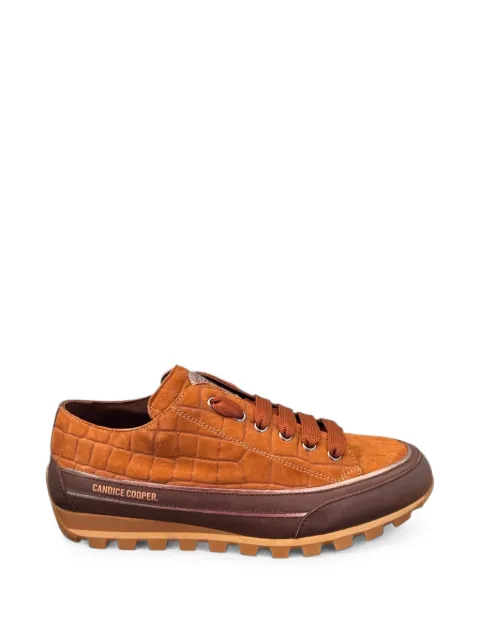Candice Cooper croc-effect low-top sneakers Brown 0012017948161D18DARKBROWN