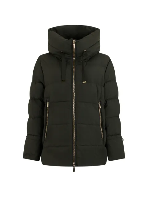 Moorer padded hooded jacket Green MODPI200001