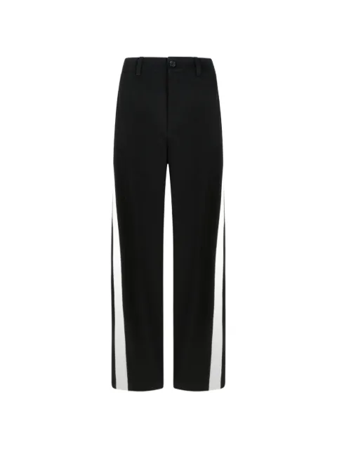 Givenchy couture seam-pants in cotton with gros-grain detail Black BM51RP15XZ