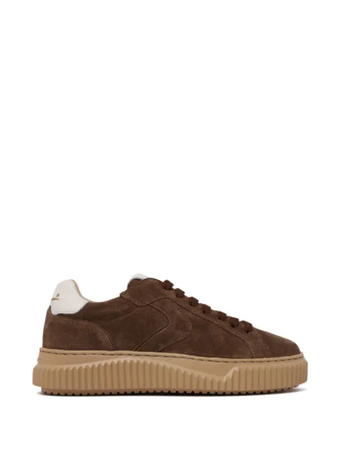 Voile Blanche suede platform sneakers Brown 2017542404D98