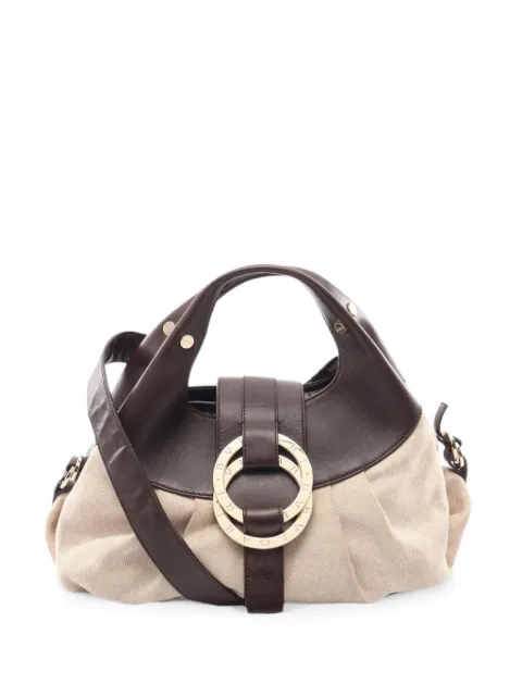 Bvlgari Pre-Owned 2000-2010 Canvas Chandra satchel Neutrals 08VLPMPQQYZOUX5P