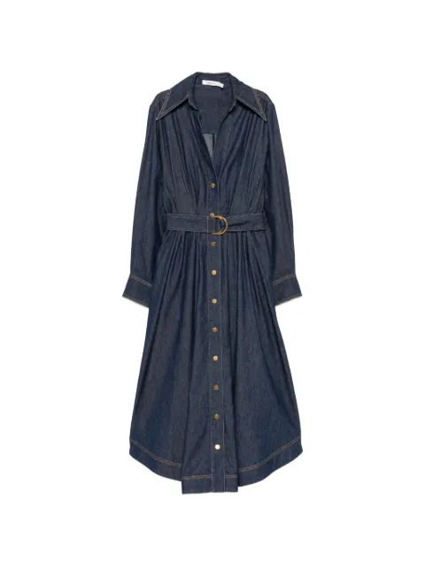 ZIMMERMANN denim shirt midi dress Blue 0521DF26R