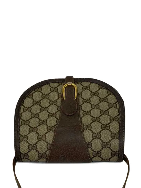 Gucci Pre-Owned 1970-1980 GG Supreme crossbody bag Neutrals L57RA4KFU1U9NVCO