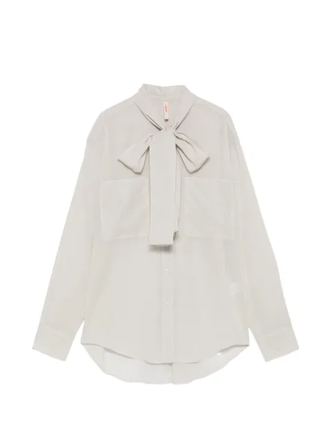 Indress Matthias pussy-bow blouse Grey C286