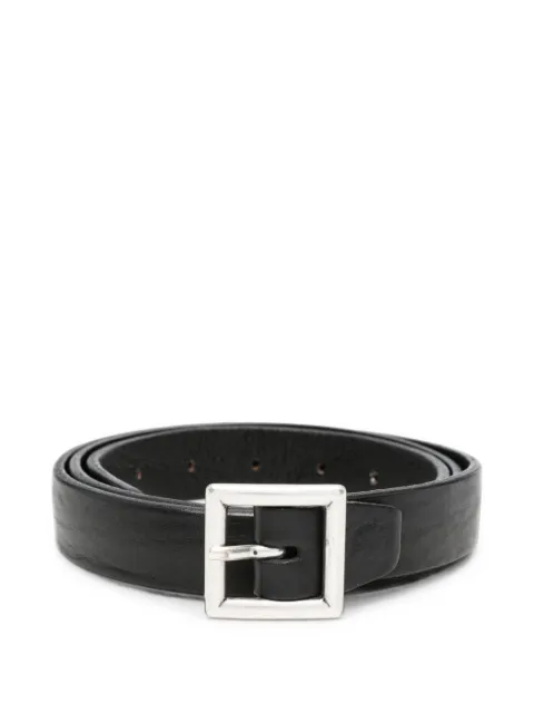 ERALDO square-buckle leather belt Black 205025