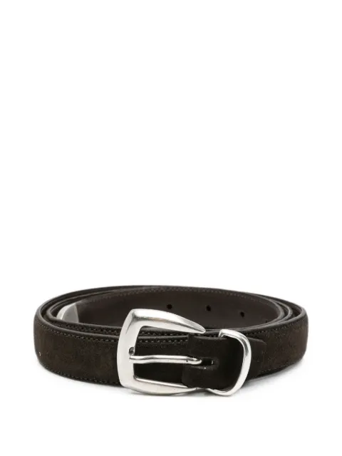 ERALDO suede buckle-fastening belt Brown 204225