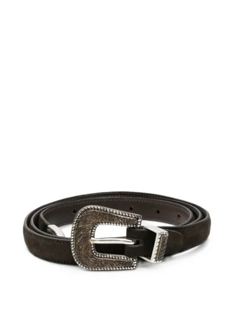 ERALDO buckle-fastening leather belt Brown 69620