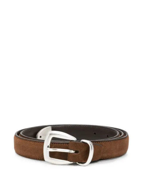 ERALDO suede buckle-fastening belt Brown 204225