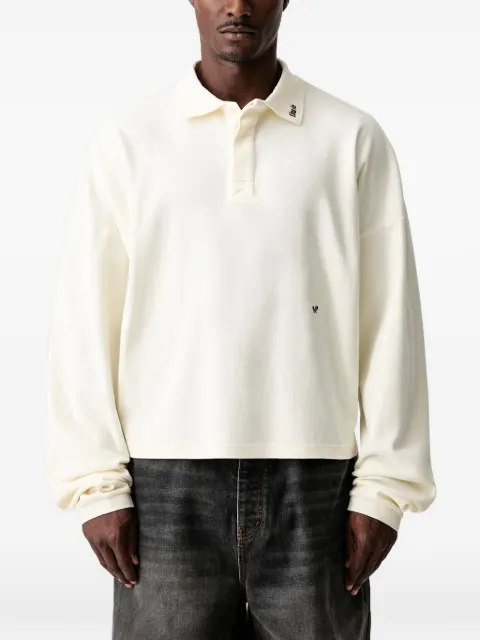 RHUDE cotton polo shirt Neutrals RHPF26PO02214