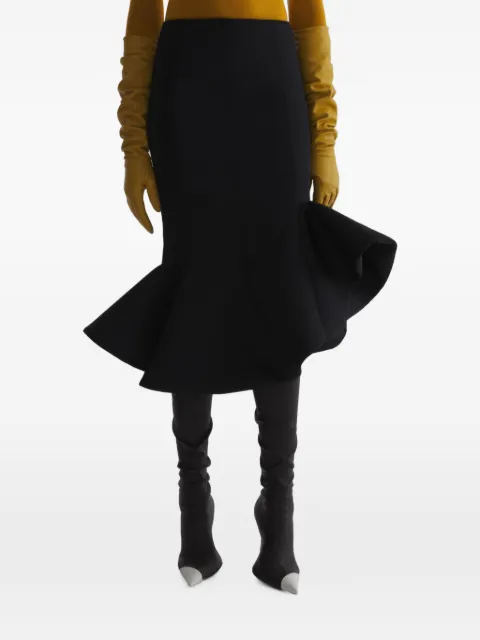 Mugler black mermaid skirt Black 26W1JU05861025