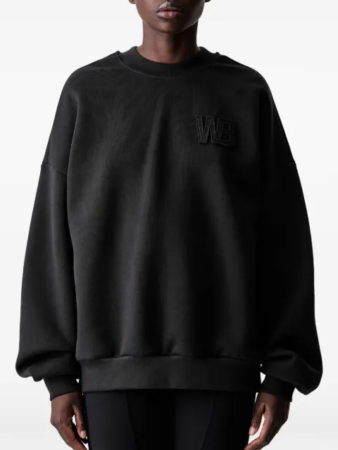 WRSTBHVR Verice logo-patch sweatshirt Black U2126TT3471